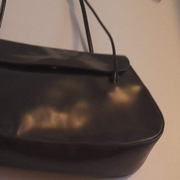 Authentic Prada Spazzolato Leather Flap Shoulder Purse. - Picture 7 of 17